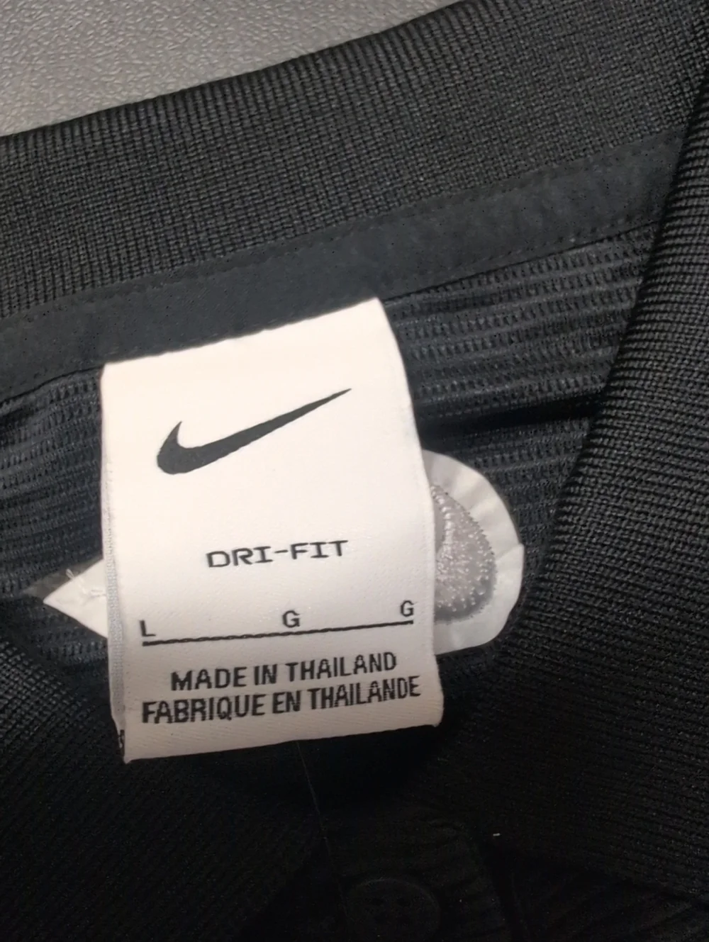 Nike Women's Black Sleeveless Dri Fit Polo Golf Shirt Size Large